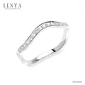 LENYA แหวนเงินแท้ ประดับด้วย Diamondlike  เสริมบุคลิกเพิ่มความมั่นใจ