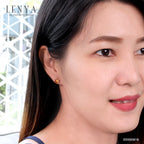 LENYA ต่างหูพลอยซิทริน(Citrine) สีเหลือง เม็ดเดี่ยว ไซส์ 6mm. เสริมสร้างทัศนคติ เพิ่มพลังทางสติปัญญา ช่วยปรับมองมุมมองให้เป็นเหตุเป็นผล ตัวเรือนเงินแท้ชุบทองคำ