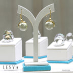 LENYA ต่างหูเลมอนควอซ์ (Lemon Quartz) ตัวเรือนเงินแท้ ชุบทอง เสริมเสน่ห์โดดเด่นในเรื่องดีไซน์ที่ไม่เหมือนใคร แมทได้กับทุกสไตล์