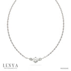 LENYA สร้อยคอเงินแท้ 925 ประดับพลอยไวท์โทแพซ(White Topaz)เข้าได้กับทุกโอกาส พร้อมเสริมราศีให้กับผู้สวมใส่