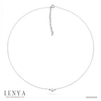 LENYA สร้อยคอเงินแท้ 925 ประดับพลอยไวท์โทแพซ(White Topaz)เข้าได้กับทุกโอกาส พร้อมเสริมราศีให้กับผู้สวมใส่