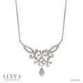 LENYA สร้อยคอ CZ DiamondLike เสริมลุคใส่สบายทุกวัน ตัวเรือนเงินแท้925 ชุบทองคำขาว