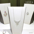 LENYA สร้อยคอ CZ DiamondLike เสริมลุคใส่สบายทุกวัน ตัวเรือนเงินแท้925 ชุบทองคำขาว