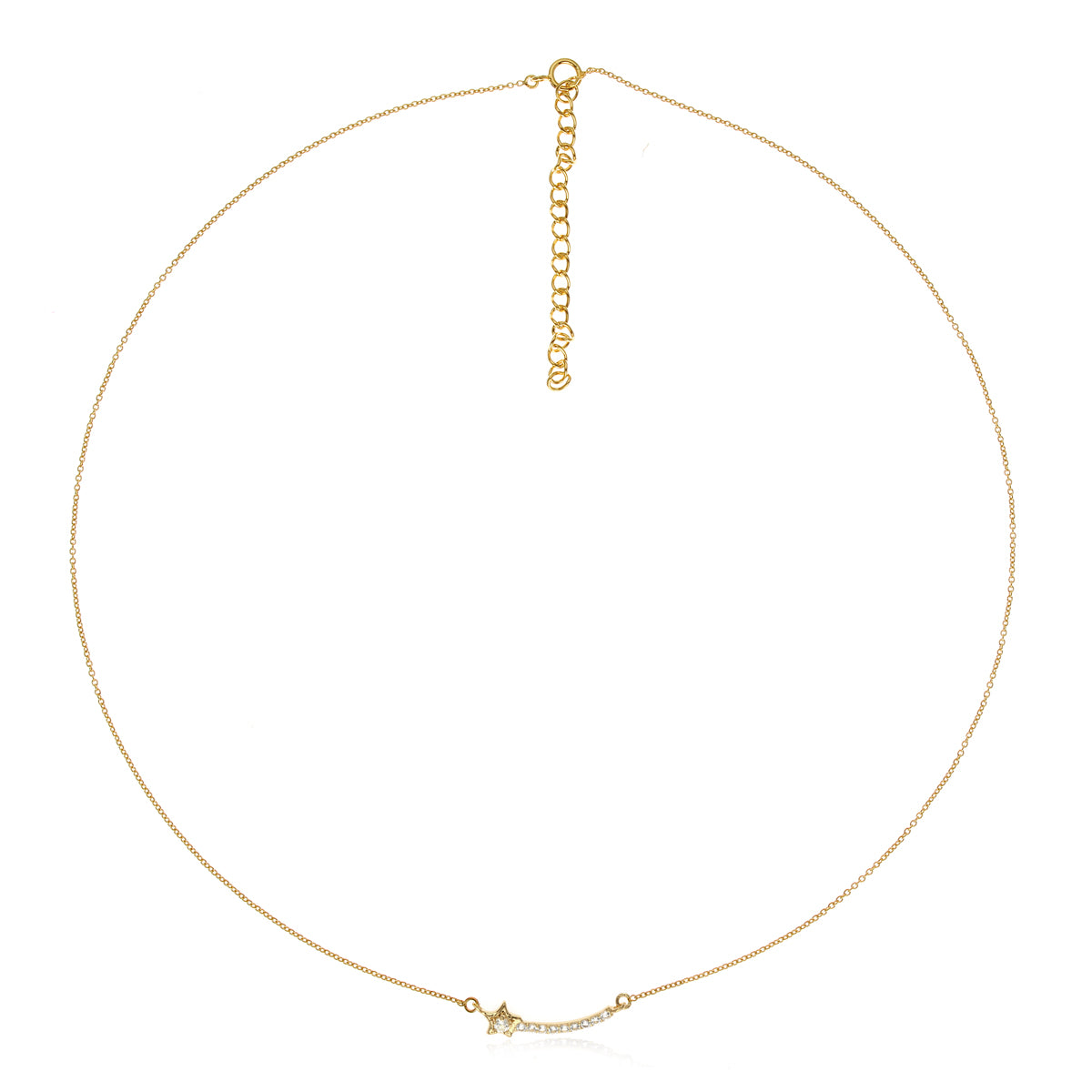 LENYA สร้อยคอเงินแท้ 925 ประดับพลอยสีขาว ไวท์ โทแพซ ( white Topaz) ชุบทอง 18 เค ในรูปแบบที่น่ารัก ดีไซน์เรียบเก๋ สไตล์เกาหลี เพิ่มเสน่ห์สุดน่ารักเหมาะกับสาวทุกบุคลิก