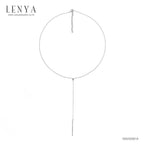 LENYA สร้อยเงินแท้ 925 ชุบโรเดียม ดีไซน์เรียวยาวเก๋ไก๋จากอนาคต ให้ความรู้สึกโดดเด่น ทันสมัย ไม่น่าเบื่อ พร้อมขับให้ช่วงลำคอเรียวยาวดั่งนางพญา