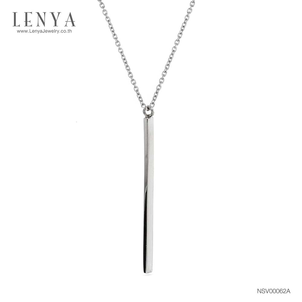 LENYA สร้อยคอเงินแท้ ดีไซน์เก๋ เล่นระดับ 3 ชั้น