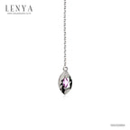 LENYA สร้อยคอเงินแท้ ประดับพลอยอเมทิสต์ สวยสง่ามีสไตล์ อัญมณีสำหรับผู้ที่เกิดเดือนกุมภาพันธ์