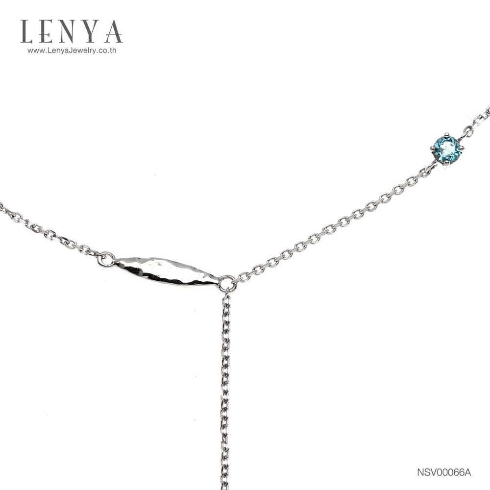LENYA สร้อยคอเงินแท้ ประดับพลอยอเมทิสต์ สวยสง่ามีสไตล์ อัญมณีสำหรับผู้ที่เกิดเดือนกุมภาพันธ์