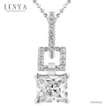 LENYA จี้เงินแท้ 925 ชุบทองขาว ประดับด้วย คิวบิกเซอร์โคเนีย (Cubic Zirconia) เปลี่ยนสไตล์ให้สร้อยเส้นเดิม ดูหรูหราขึ้น