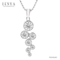 LENYA จี้ CZ จาก SWAROVSKI เสริมลุคสวยหวานทุกวัน ขนาด 6 มิล ตัวเรือนเงินแท้ 925 ชุบทองคำขาว
