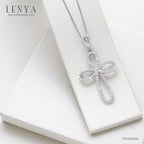 LENYA จี้ CZ  DiamondLike เสริมลุคโดดเด่น ขนาด 1.75 มิล ตัวเรือนเงินแท้925 ชุบทองคำขาว