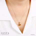 LENYA จี้เงินแท้ ประดับพลอยซิทริน เสริมพลังความคิดสร้างสรรค์