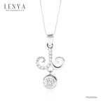 LENYA จี้ Zodiac CZ DiamondLike ประจำราศีเมษ เสริมลุคใส่สบาย ขนาด5มิล ตัวเรือนเงินแท้925 ชุบทองคำขาว