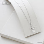 LENYA จี้ Zodiac CZ DiamondLike ประจำราศีเมษ เสริมลุคใส่สบาย ขนาด5มิล ตัวเรือนเงินแท้925 ชุบทองคำขาว