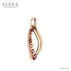 LENYA จี้เงินแท้ ประดับด้วยพลอย อเมทิสต์, ซิทริน, โกเมน, โรโดไลท์ และ Yellow Sapphire