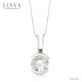 LENYA จี้ LENYA ETERNAL ประดับ SWAROVSKI ZIRCONIA ตัวเรือนเงินแท้ชุบทองคำขาว