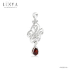 LENYA จี้เงินแท้ ประดับพลอยโกเมน และไวท์โทแพซ เสริมพลังสร้างความสำเร็จ