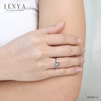 LENYA แหวน LENYA ETERNAL ประดับด้วย SWAROVSKI ZIRCONIA ดีไซน์น่ารักเรียบหรู ตัวเรือนเงินแท้ชุบทองคำขาว