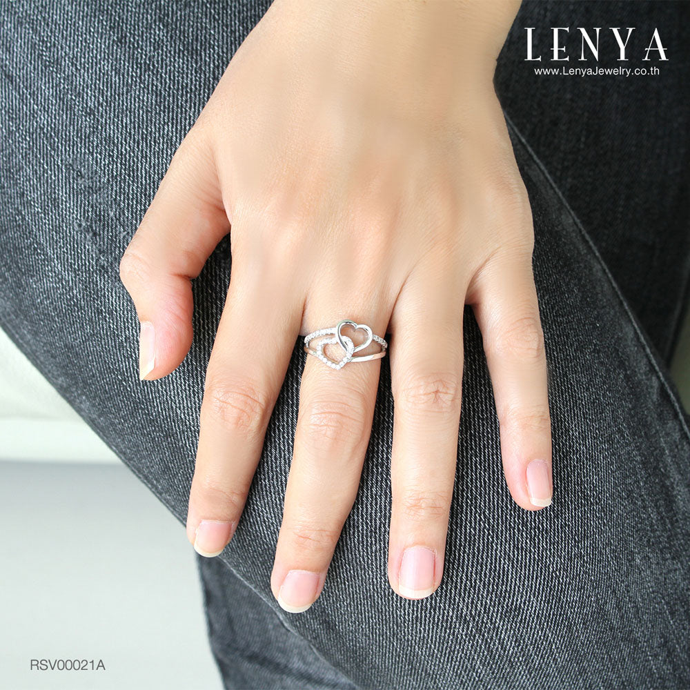 LENYA แหวนเพชร DiamondLike สัญลักษณ์ของหัวใจ เปรียบเสมือนความรักของชายหญิงที่จะอยู่คู่กันไปตลอดชั่วนิรันดร์