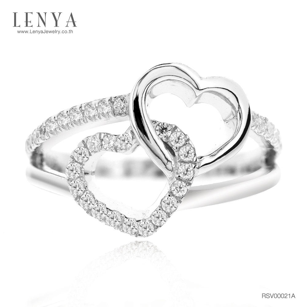 LENYA แหวนเพชร DiamondLike สัญลักษณ์ของหัวใจ เปรียบเสมือนความรักของชายหญิงที่จะอยู่คู่กันไปตลอดชั่วนิรันดร์