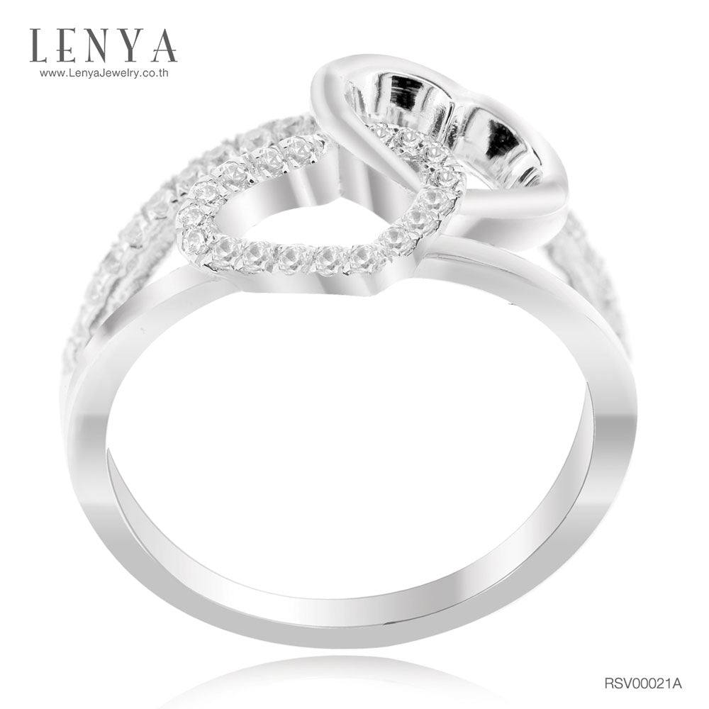 LENYA แหวนเพชร DiamondLike สัญลักษณ์ของหัวใจ เปรียบเสมือนความรักของชายหญิงที่จะอยู่คู่กันไปตลอดชั่วนิรันดร์