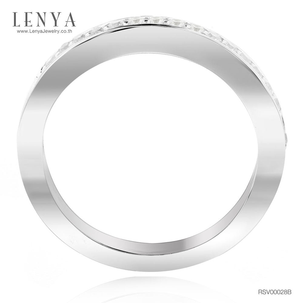LENYA แหวน LENYA ETERNAL ประดับด้วย SWAROVSKI ZIRCONIA สีขาว สวยคลาสสิค