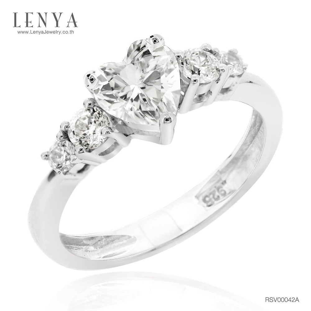 LENYA แหวนเพชร DiamondLike รูปหัวใจเลอค่าแสนหวาน เหมาะกับสาวสวยที่มีหัวใจอบอวลไปด้วยความรัก