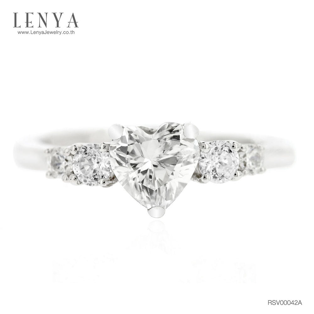 LENYA แหวนเพชร DiamondLike รูปหัวใจเลอค่าแสนหวาน เหมาะกับสาวสวยที่มีหัวใจอบอวลไปด้วยความรัก
