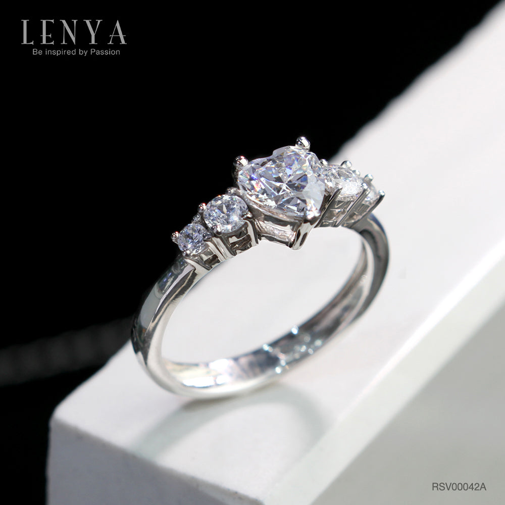 LENYA แหวนเพชร DiamondLike รูปหัวใจเลอค่าแสนหวาน เหมาะกับสาวสวยที่มีหัวใจอบอวลไปด้วยความรัก