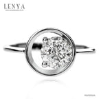 LENYA แหวนเพชร DiamondLike ขนาดเพชร 1 กะรัต ย้ำความโดดเด่นที่ไม่เหมือนใคร ดีไซน์สุดเก๋ บนตัวเรือนเงินแท้ชุบทองคำขาว