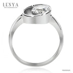 LENYA แหวนเพชร DiamondLike ขนาดเพชร 1 กะรัต ย้ำความโดดเด่นที่ไม่เหมือนใคร ดีไซน์สุดเก๋ บนตัวเรือนเงินแท้ชุบทองคำขาว