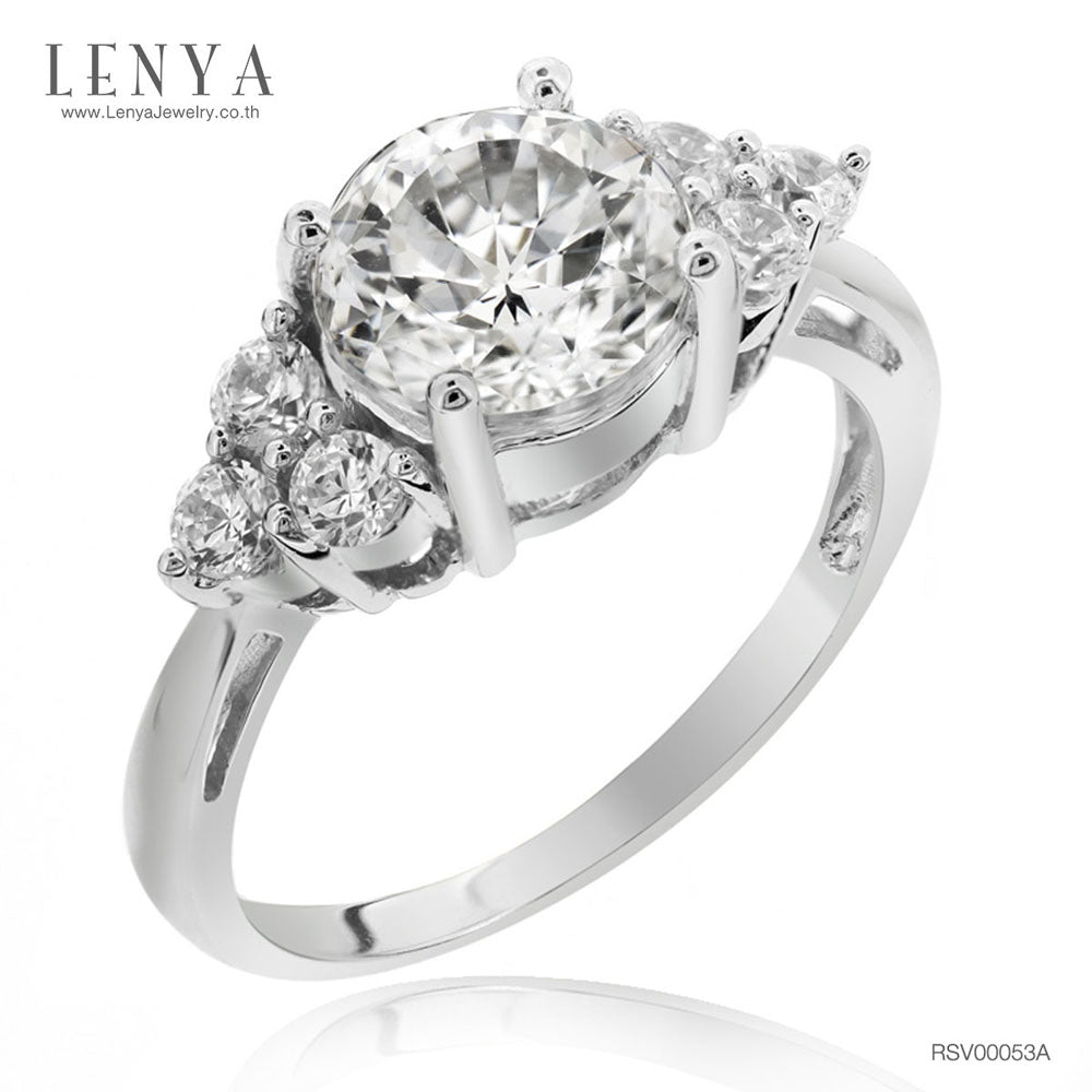 LENYA แหวนเพชร DiamondLike เพชรเม็ดใหญ่ขนาด 2 กะรัต ดีไซน์มีระดับ หรูหราอลังการ เข้ากันกับทุกสไตล์การแต่งตัว