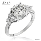 LENYA แหวนเพชร DiamondLike เพชรเม็ดใหญ่ขนาด 2 กะรัต ดีไซน์มีระดับ หรูหราอลังการ เข้ากันกับทุกสไตล์การแต่งตัว