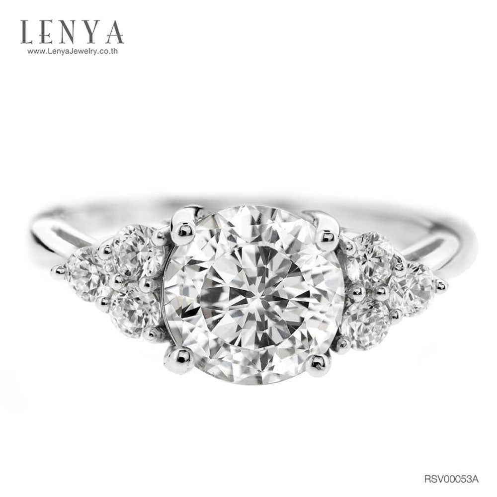 LENYA แหวนเพชร DiamondLike เพชรเม็ดใหญ่ขนาด 2 กะรัต ดีไซน์มีระดับ หรูหราอลังการ เข้ากันกับทุกสไตล์การแต่งตัว