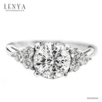 LENYA แหวนเพชร DiamondLike เพชรเม็ดใหญ่ขนาด 2 กะรัต ดีไซน์มีระดับ หรูหราอลังการ เข้ากันกับทุกสไตล์การแต่งตัว