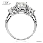 LENYA แหวนเพชร DiamondLike เพชรเม็ดใหญ่ขนาด 2 กะรัต ดีไซน์มีระดับ หรูหราอลังการ เข้ากันกับทุกสไตล์การแต่งตัว