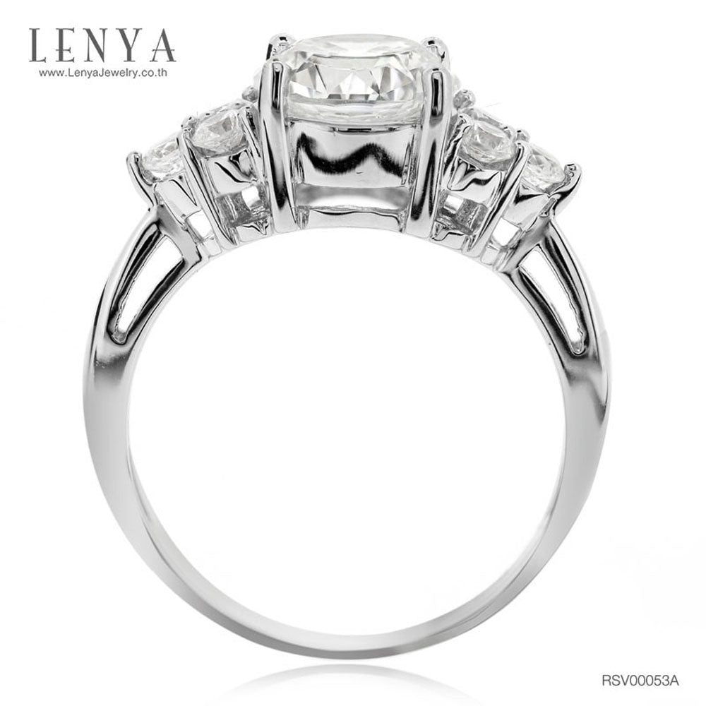 LENYA แหวนเพชร DiamondLike เพชรเม็ดใหญ่ขนาด 2 กะรัต ดีไซน์มีระดับ หรูหราอลังการ เข้ากันกับทุกสไตล์การแต่งตัว