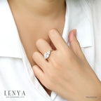 LENYA แหวนเพชร DiamondLike เพชรเม็ดใหญ่ขนาด 2 กะรัต ดีไซน์มีระดับ หรูหราอลังการ เข้ากันกับทุกสไตล์การแต่งตัว