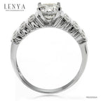 LENYA แหวนเงินแท้ ประดับด้วย Diamondlike  เสริมบุคลิกเพิ่มความมั่นใจ