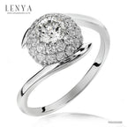 LENYA แหวน  ETERNAL ประดับ SWAROVSKI ZIRCONIA ตัวเรือนเงินแท้ชุบทองคำขาว ดีไซน์หวาน เสริมลุ๊คให้สวยสง่าได้ในทุกวัน
