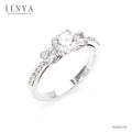 LENYA แหวน LENYA ETERNAL ประดับ  SWAROVSKI ZIRCONIA ตัวเรือนเงินแท้ชุบทองคำขาว