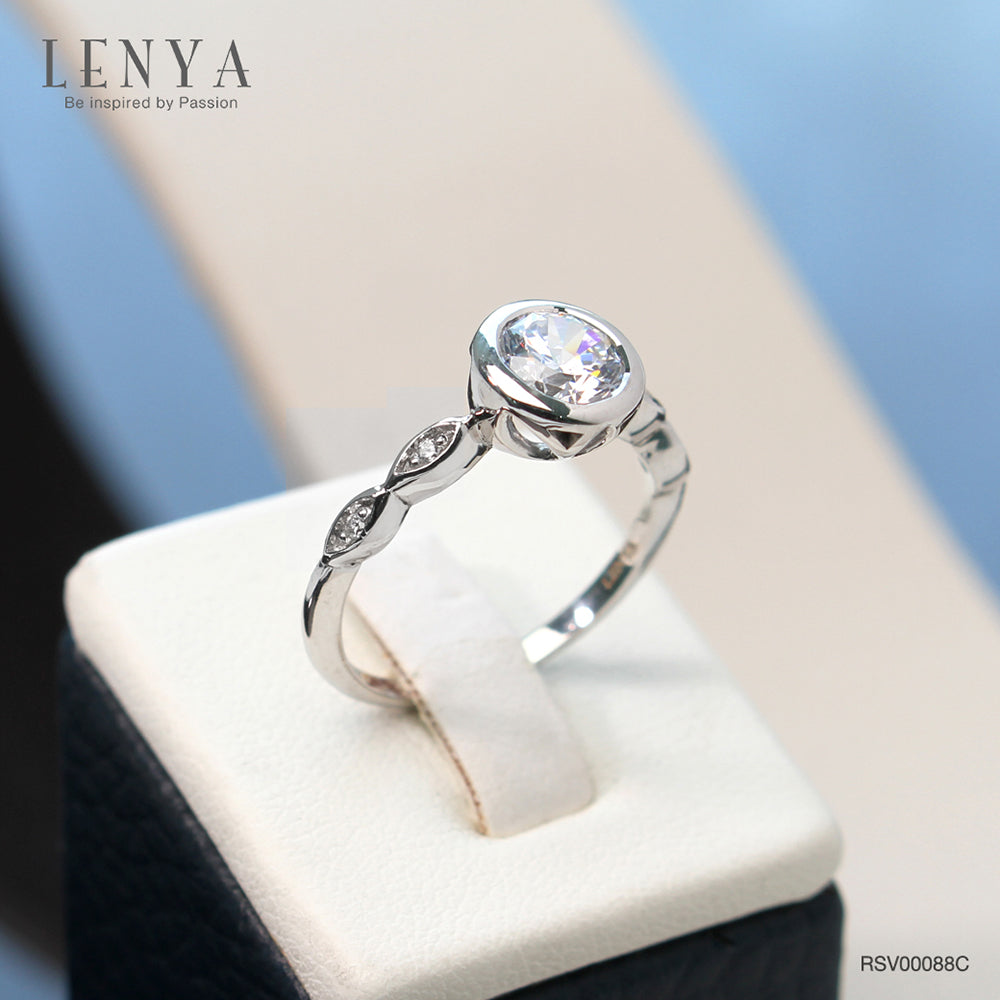 LENYA แหวนเพชร DiamondLike  ดีไซน์สุดคลาสสิค