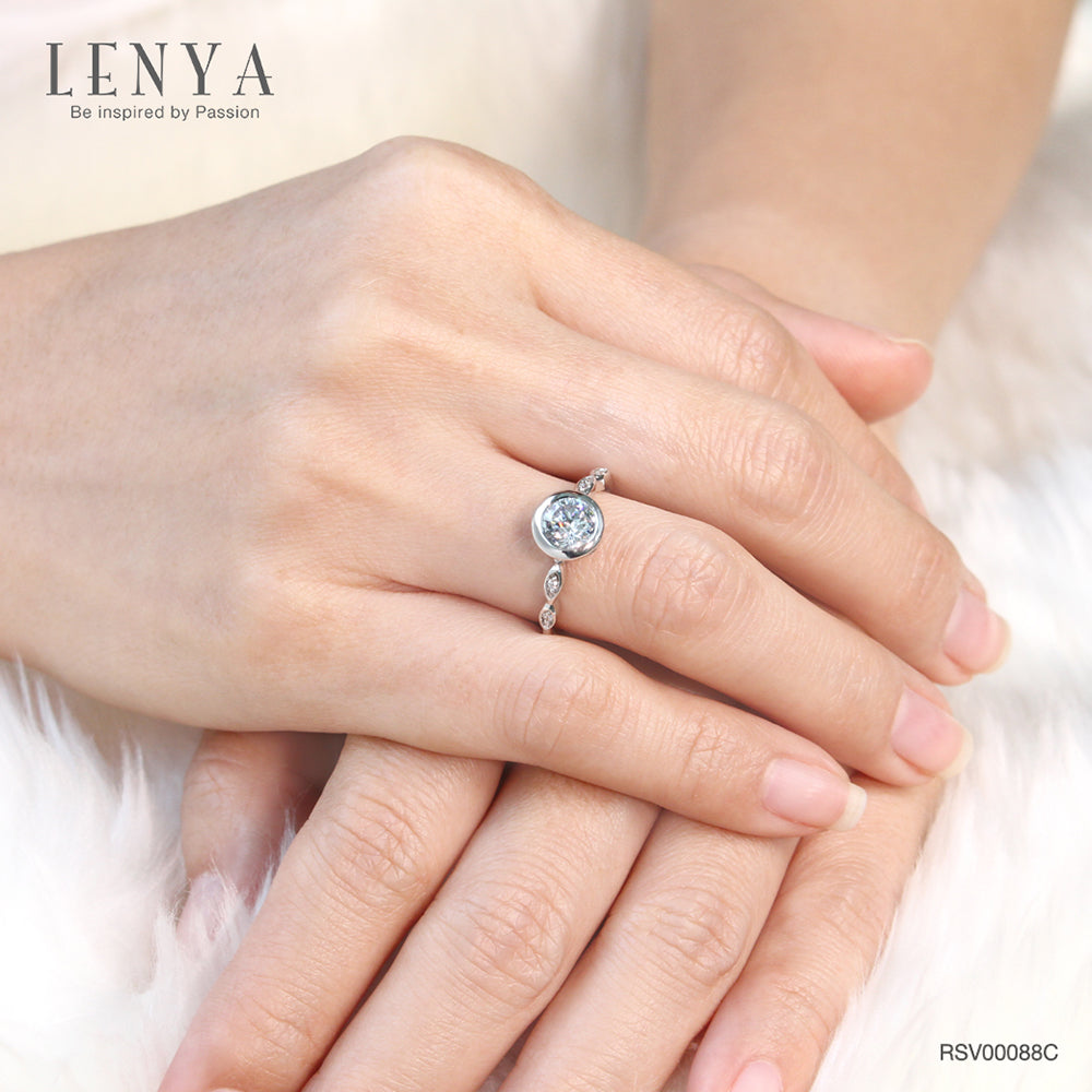 LENYA แหวนเพชร DiamondLike  ดีไซน์สุดคลาสสิค