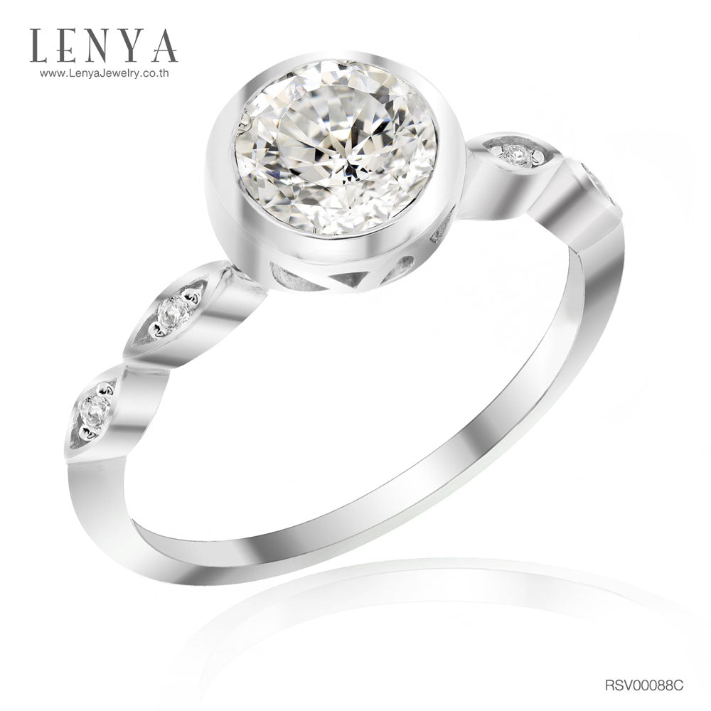 LENYA แหวนเพชร DiamondLike  ดีไซน์สุดคลาสสิค