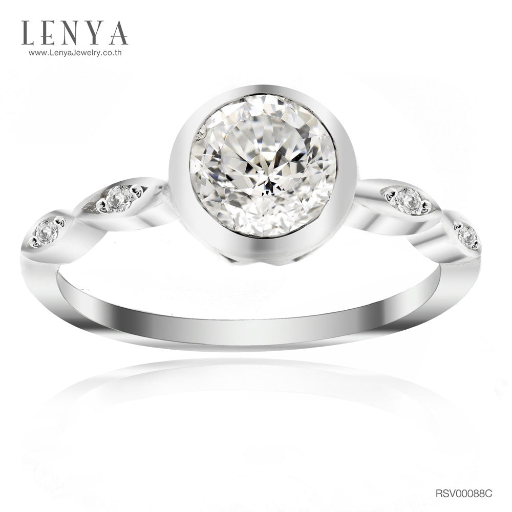 LENYA แหวนเพชร DiamondLike  ดีไซน์สุดคลาสสิค