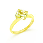 LENYA แหวนเพชร DiamondLike สีเหลือง ขนาด 2 กะรัต บนตัวเรือนเงินแท้ชุบทอง งานคุณภาพที่เติมเต็มความหรูหราดังที่คุณต้องการ