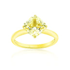 LENYA แหวนเพชร DiamondLike สีเหลือง ขนาด 2 กะรัต บนตัวเรือนเงินแท้ชุบทอง งานคุณภาพที่เติมเต็มความหรูหราดังที่คุณต้องการ