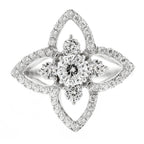 LENYA แหวน CZ Diamondlike เสริมบุคลิกและความมั่นใจ ขนาด 5 มิล ตัวเรือนเงินแท้925 ชุบทองคำขาว