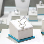 LENYA แหวน CZ Diamondlike เสริมบุคลิกและความมั่นใจ ขนาด 5 มิล ตัวเรือนเงินแท้925 ชุบทองคำขาว