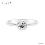 LENYA แหวนเงินแท้ 925 LENYA ETERNAL ชุบทองคำขาว ประดับด้วย SWAROVSKI ZIRCONIA สีขาว สวยคลาสสิค